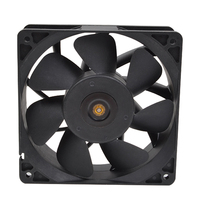 Ventilateur de refroidissement pour équipement de télécommunications DC 12038, haute pression statique, ventilateur à double roulement à billes PWM