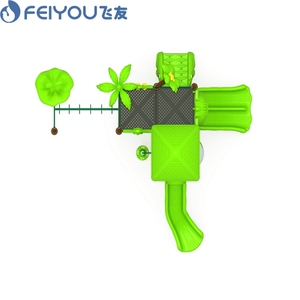 Jeux de parc en plastique, aire de jeux extérieure commerciale pour enfants - Product Image 3