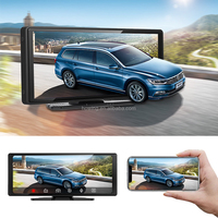 Monitor CarPlay inalámbrico portátil HD pantalla táctil Android Auto WiFi Bluetooth coche estéreo MP4 reproductor para iPhone Android Radio de coche