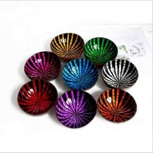 2021 moda al por mayor ecológico pulido estilo bohemio decorativo Coco Shell Bowl llavero cuencos - Product Image 2