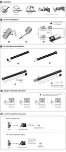 车库门直流和交流管状电机卷帘电机自动管状电机 - Product Image 4