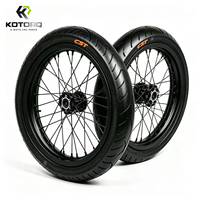 Kit de roues de conversion Supermoto KOTORQ 17 pouces pour Light Bee X LBX Talaria MX3, jante argentée, amélioration routière, mise à niveau E-Moto