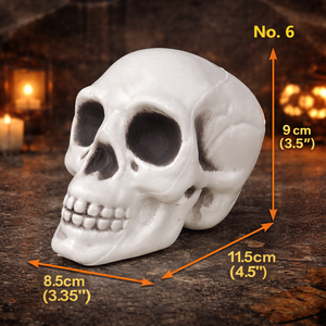 Adornos <span class=keywords><strong>de</strong></span> PVC con Cabeza <span class=keywords><strong>de</strong></span> Esqueleto <span class=keywords><strong>de</strong></span> <span class=keywords><strong>Terror</strong></span> para Halloween 2026, Decoraciones Reutilizables para el Hogar, para Fiestas, Festivales, Graduaciones, Acción <span class=keywords><strong>de</strong></span> Gracias - Product Image 4