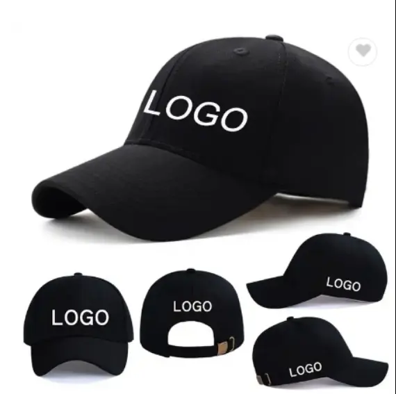 Logotipo bordado personalizado de fábrica de alta calidad al aire libre ajustable papá sombrero gorra deportiva gorras de béisbol para mujer hombre