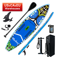 Paddle FUNWATER — planche de surf gonflable, accessoire pour pagayer, position debout, pour la pêche, la course, vente en gros, livraison directe au client
