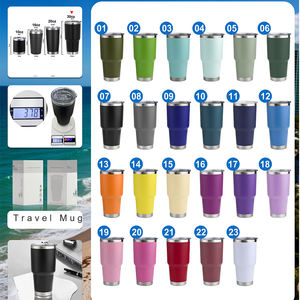 Tazza da Viaggio Termica Personalizzata da 20 oz a Doppia Parete Sottovuoto, Bicchieri Termici all'Ingrosso, Tazza da Viaggio in Acciaio Inox - Product Image 3