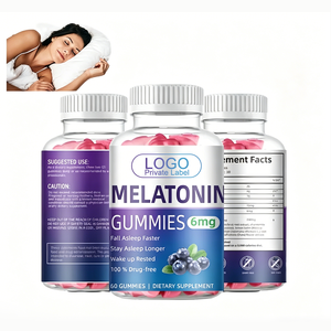 Gummies véganes à la mélatonine en marque privée OEM pour un meilleur sommeil - Product Image 1