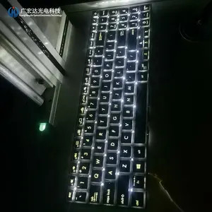 Modul Film Pemandu Lampu Keyboard Terbuat dari Bahan PC Berkualitas Tinggi Dapat Disesuaikan untuk Semua Jenis Keyboard Bercahaya