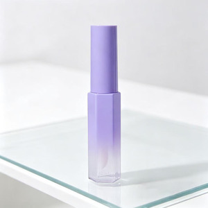 Empty <b>Lip</b> <b>Gloss</b> Mineral Round Leopard Print Small Tube <b>Lip</b> Glaze Natural Long Lasting Natural Look Sample Size Private Label - Product Image 1
