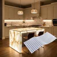 Panneau LED flexible et pliable 24V, dimmable, 3000K 4000K 6000K, 242 LED, diffuseur de surface, feuille de rétroéclairage LED