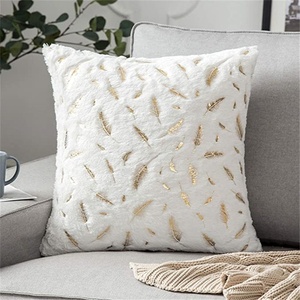 Oreillers en fausse fourrure, <span class=keywords><strong>coussin</strong></span> doux avec impression sur feuille d'or, taille personnalisée, poids de haute qualité, 1 pièce - Product Image 5