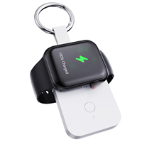 1000mAh MINI porte-clés Powerbank de charge magnétique sans fil pour chargeur de montre de téléphone
