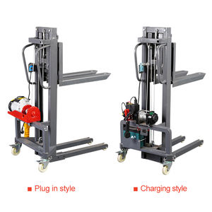 Apilador Eléctrico Mini de 300 KG, Carretilla Elevadora Eléctrica - Product Image 1