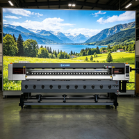 Imprimante éco-solvant automatique 3,2 m DX5 CMYK pour nouvelle machine publicitaire extérieure pour films autocollants, flex et portraits personnels (mariages)