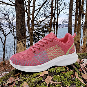 Zapatillas Deportivas de Verano para Mujer, Transpirables, Casuales, Ligeras, con Amortiguación, Tejido de Malla, Suela Antideslizante, Color Verde Perenne - Product Image 3