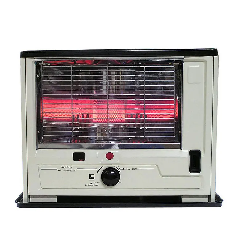 Kerosene Stove Heaters with Portable Stainless Steel Oil Heater Glass Burner for Indoor Camping Kerosene Heater