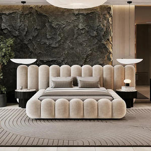 Stile moderno doppio ampio stile pianoforte King Size Up-letto nella fondina per camera da letto o matrimonio moderno <span class=keywords><strong>Design</strong></span> contemporaneo - Product Image 2