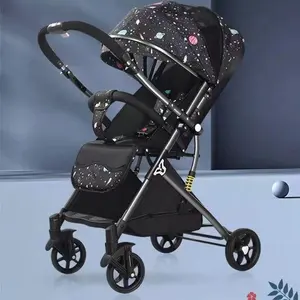 Mới Hiện Đại 360 Có Thể Gập Lại Sơ Sinh Cô Gái Trẻ Sơ Sinh Du Lịch Tàu Sân Bay Prams Junior Đa Chức Năng Sang Trọng Xe Đẩy Em Bé Cho 3 Trong 1 Xe Chỗ Ngồi