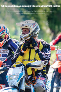 Intercomunicador FreedConn FX para Motocicleta, Auriculares Bluetooth con Cuerpo Ultrafino, Emparejamiento Universal, Resistente al Agua IP67 - Product Image 6