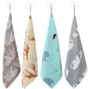De algodón orgánico de bambú, muselina pañuelo personalizado bebé Unisex Bandana Baba Baberos toalla - Product Image 2