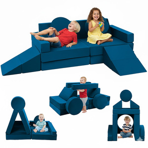 <span class=keywords><strong>Canapé</strong></span> pour enfants assemblé sur mesure, ensemble de <span class=keywords><strong>canapé</strong></span> modulaire pour enfants, <span class=keywords><strong>convertible</strong></span> en mousse et coussin de sol pour garçons et filles pour salle de jeux - Product Image 1