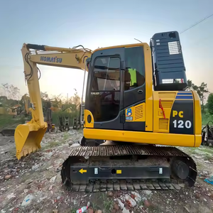 Excavadora Hidráulica Usada Komatsu PC120 de 12 Toneladas, de Alta Calidad, con Motor Japonés Potente, para Construcción de Carreteras - Product Image 3