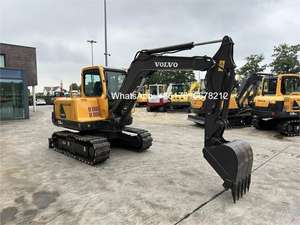 Mini-excavatrice hydraulique sur chenilles Volvo EC55B d'occasion de haute qualité, 5 tonnes, avec moteur, pompe, garantie 1 an, à vendre - Product Image 6