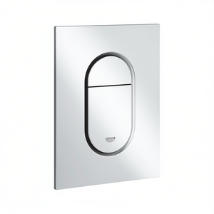 Botón de descarga para inodoro Arena Cosmopolitan Small Plate Satin Chrome, doble descarga, para baño - Product Image 3