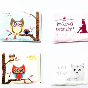 Factory wholesale paper printed business card custom magnet fridge print cardboard paper sticker cover fridge magnet