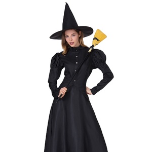 Nuevo Disfraz de Bruja Malvada para Mujer, Vestido Negro de Disfraz para Halloween, Cosplay y Fiestas - Product Image 6