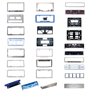 CARFU Phụ Kiện Xe Hơi Khung Biển Số Xe Hơi Trên 20 Tuổi Của Nhà Máy OEM Một Cửa - Product Image 2