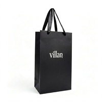Vente de sac à provisions en papier de luxe moderne avec Logo personnalisé imprimé