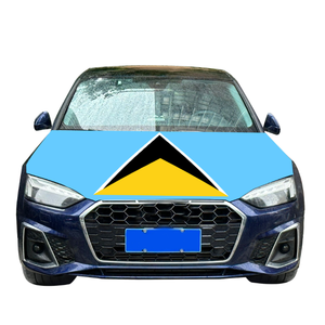 Solomon Hood FLAG Solomon HOOD COVER FLAG Elastic patriotic Bonnet รถแบนเนอร์ Solomon ฝาครอบเครื่องยนต์ตกแต่งอุปกรณ์เสริม - Product Image 6