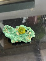 Spécimen minéral naturel Heulandite verte, cristal brut, collection, décoration, Autunite, Calcouranite, minéraux fluorescents