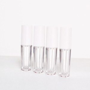 ที่กำหนดเองสแควร์ล้างสีขาวบริสุทธิ์ของเหลวลิปกลอหลอดที่มีแปรง - Product Image 2