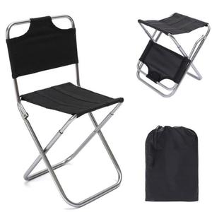 Chaise de camping pliable en aluminium Woodsman, chaise pliable portable pour la pêche, la plage et les activités de plein air - Product Image 1
