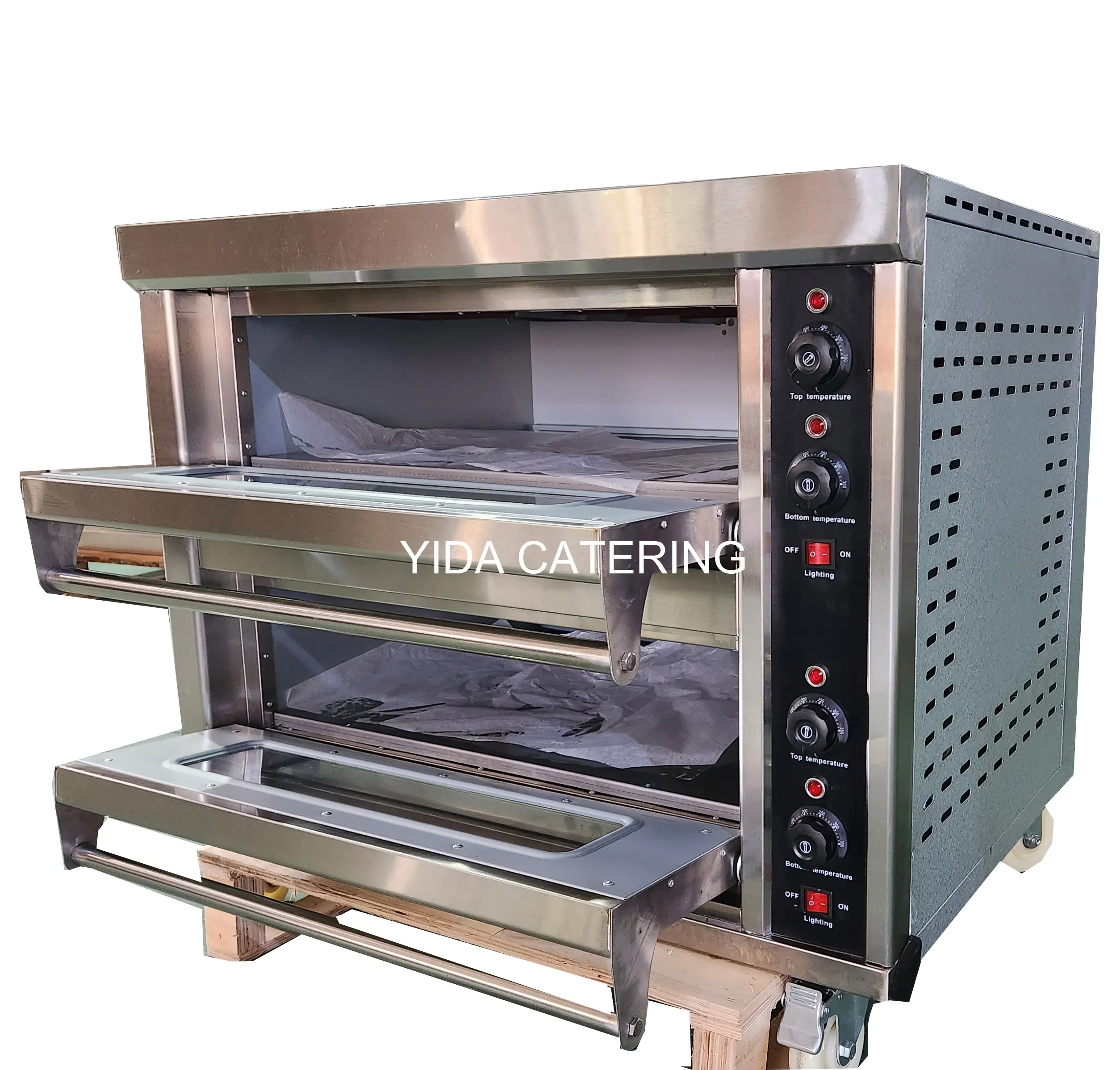 HOT SALE Commercial Industrial Electric Or Gas Bakery Equipment Baking Deck Oven For Bread Pizza
