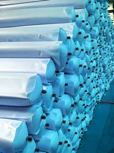 Cama inflable vendedora caliente de fábrica, cama de bebé para el hogar, rieles y protectores de rieles, parachoques de cama inflable para bebé - Product Image 6