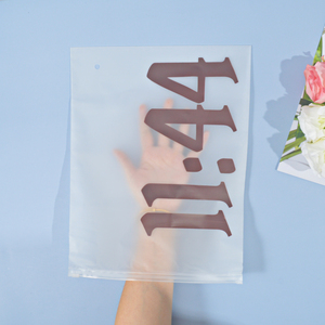 Nhựa Tùy Chỉnh Ziplock Túi tái chế EVA rõ ràng Poly túi trong suốt với dây kéo Frosted CPE Ziplock tùy chỉnh Quần áo túi - Product Image 2