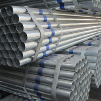 Tuyau en acier galvanisé 6m 12m Q195 Q235 pour échafaudage, conduit d'air, structure d'entrepôt CE ISO9001 Échantillon