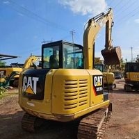 Mini-excavatrice Caterpillar 305.5 à faible nombre d'heures de fonctionnement, exportation Chine, excavatrice hydraulique reconditionnée 303.5 306 307