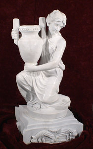 Intaglio a mano grande vaso di fiori in marmo fioriera decorazione <span class=keywords><strong>giardino</strong></span> per la casa scultura con uva e colonna romana in pietra prodotto da <span class=keywords><strong>giardino</strong></span> - Product Image 4