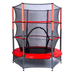 Trampoline pour enfants avec cadre en acier galvanisé |   Enclos surélevé pour usage intérieur unisexe, certifié EN71 |   De 2 à 12 ans - Product Image 3