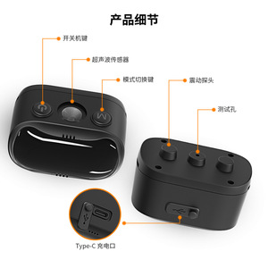 Collar ultrasónico antiladridos, dispositivo de entrenamiento para perros a prueba de agua con luz LED para control de ladridos de mascotas - Product Image 3