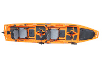 Nouveau Kayak de Pêche à Pédales en Plastique Vicking Populaire 2026 de 9,5 pieds, Siège Unique, Modulaire Détachable en 2/3 Sections, Coque en PEHD