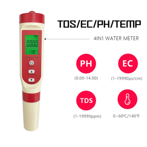 เครื่องวัดคุณภาพน้ำ 4 in 1 ระดับมืออาชีพจากโรงงานโดยตรง วัดค่า PH TDS EC อุณหภูมิ สำหรับห้องปฏิบัติการและฟาร์มเพาะเลี้ยงสัตว์น้ำ - Product Image 3