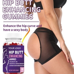 더블 블룸 힙업 강화 구미 60개입 비건, 천연 성분으로 제조, 엉덩이와 힙업 강화를 위해 제조됨 - Product Image 3