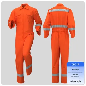 Overol de <span class=keywords><strong>Trabajo</strong></span> para Primavera/Otoño, con Bandas Reflectantes, Resistente al Desgaste, Transpirable, de Poliéster, Certificado CE, Unisex, para Fábrica - Product Image 5
