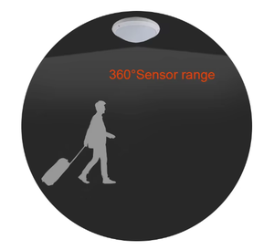 Pir Sensor <span class=keywords><strong>Sylvania</strong></span> Indoor Led Plafondlamp Ip20 Waterdicht Modern Creatief Gangpad Corridor Ronde Plafondverlichting - Product Image 3