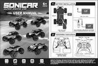 Voiture RC tout-terrain à coque en alliage haute vitesse 5 canaux à l'échelle 1/12, camion télécommandé 2,4 GHz avec interrupteur haute/basse vitesse et musique